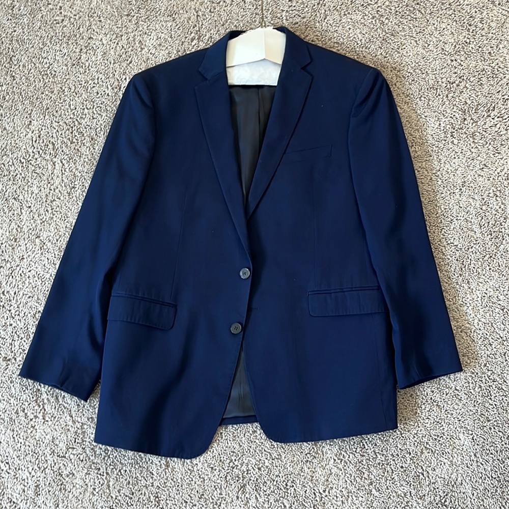 Calvin Klein blue suit jacket